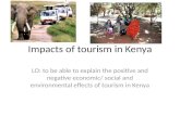 Impacts of tourism in Kenya