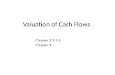 Valuation of Cash Flows