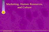 Marketing, Human Resources, and Culture
