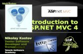 Introduction  to ASP.NET  MVC 4