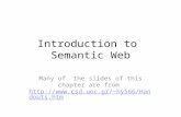 Introduction to  Semantic Web