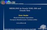 MEDLINE in Oracle XML-DB and Oracle Text