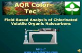 Field-Based Analysis of Chlorinated Volatile Organic Halocarbons