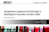 Josephson supercurrent through a topological insulator surface state Nb/Bi 2 Te 3 /Nb junctions
