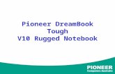 Pioneer DreamBook Tough V10 Rugged Notebook
