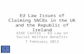 EU Law Issues of Claiming SNCBs in the UK and the Republic of Ireland