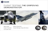 FLIGHT TESTING  THE GRIPEN NG DEMONSTRATOR