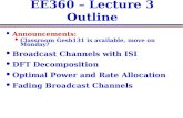 EE360 – Lecture 3 Outline