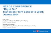 NEADS CONFERENCE “Right On”  Transition From School to Work Ottawa 2004