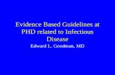 Evidence Based Guidelines at PHD related to Infectious Disease