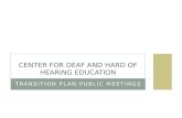 Center for Deaf and Hard of Hearing Education