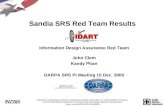 Sandia SRS Red Team Results