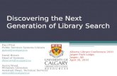 Discovering the Next Generation of Library Search