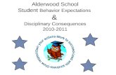 Alderwood School Student  Behavior Expectations  & Disciplinary Consequences 2010-2011
