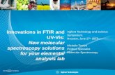 Innovations in FTIR and UV-Vis: New molecular spectroscopy solutions for your elemental analysis lab