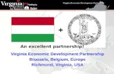 Virginia Economic Development Partnership Brussels, Belgium, Europe Richmond, Virginia, USA