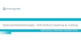 Fjernvarmeforskningen i IEA District  heating  &  cooling
