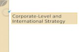 Corporate-Level and International Strategy