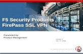 F5 Security Products FirePass SSL VPN