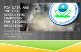 FIA Data and  the EPA Accounting Framework  for Biogenic CO 2  EMISSIONS