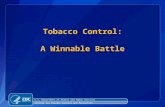 Tobacco Control: A Winnable Battle