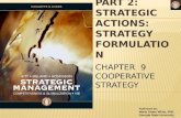 PART 2: STRATEGIC ACTIONS: STRATEGY FORMULATION