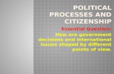 political processes and citizenship