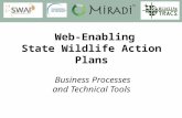 Web-Enabling State Wildlife Action Plans Business Processes and Technical Tools