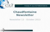 Chaudfontaine Newsletter