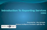 Introduction To Reporting Services (SSRS)