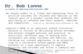 Dr. Bob  Lonne ,  co-author of  Reforming Child Protection,  2009