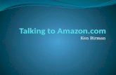 Talking to Amazon.com