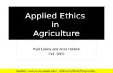 Applied  Ethics  in  Agriculture