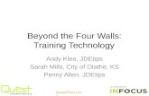 Beyond the Four Walls: Training Technology