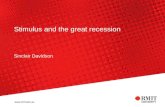 Stimulus and the great recession