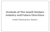 Analysis  of  The Israeli  Venture  Industry and Future  Directions