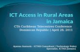 ICT Access in Rural Areas in Jamaica