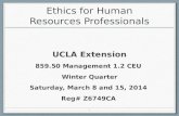 Ethics for Human Resources Professionals