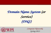 Domain Name System  (or Service) (DNS)