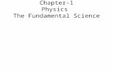 Chapter-1 Physics  The Fundamental Science