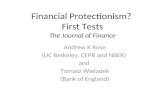 Financial Protectionism?  First Tests The Journal of Finance