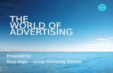 THE  WORLD OF ADVERTISING