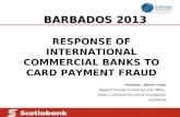 RESPONSE OF INTERNATIONAL COMMERCIAL BANKS TO CARD PAYMENT FRAUD