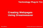 Creating Webpages Using Dreamweaver