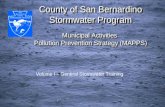 County of San Bernardino Stormwater Program ~ Municipal Activities  Pollution Prevention Strategy (MAPPS)