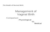 Management of  Vaginal Birth