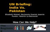 UN Briefing:  India Vs. Pakistan