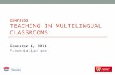 EDMT5533 Teaching in Multilingual Classrooms