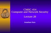 CMSC 414 Computer and Network Security Lecture 28
