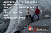 Survival in a Galactic Wilderness: invisible boundaries by Chris Martin and Pamela Whiffen